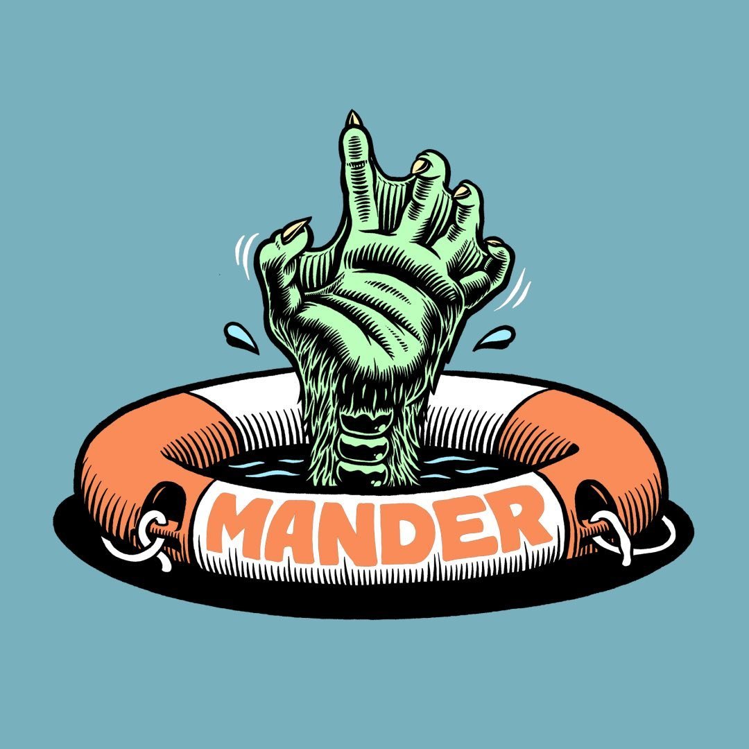 Portrait of Mander